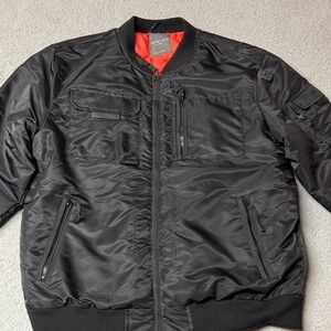 Black Bomber Jacket